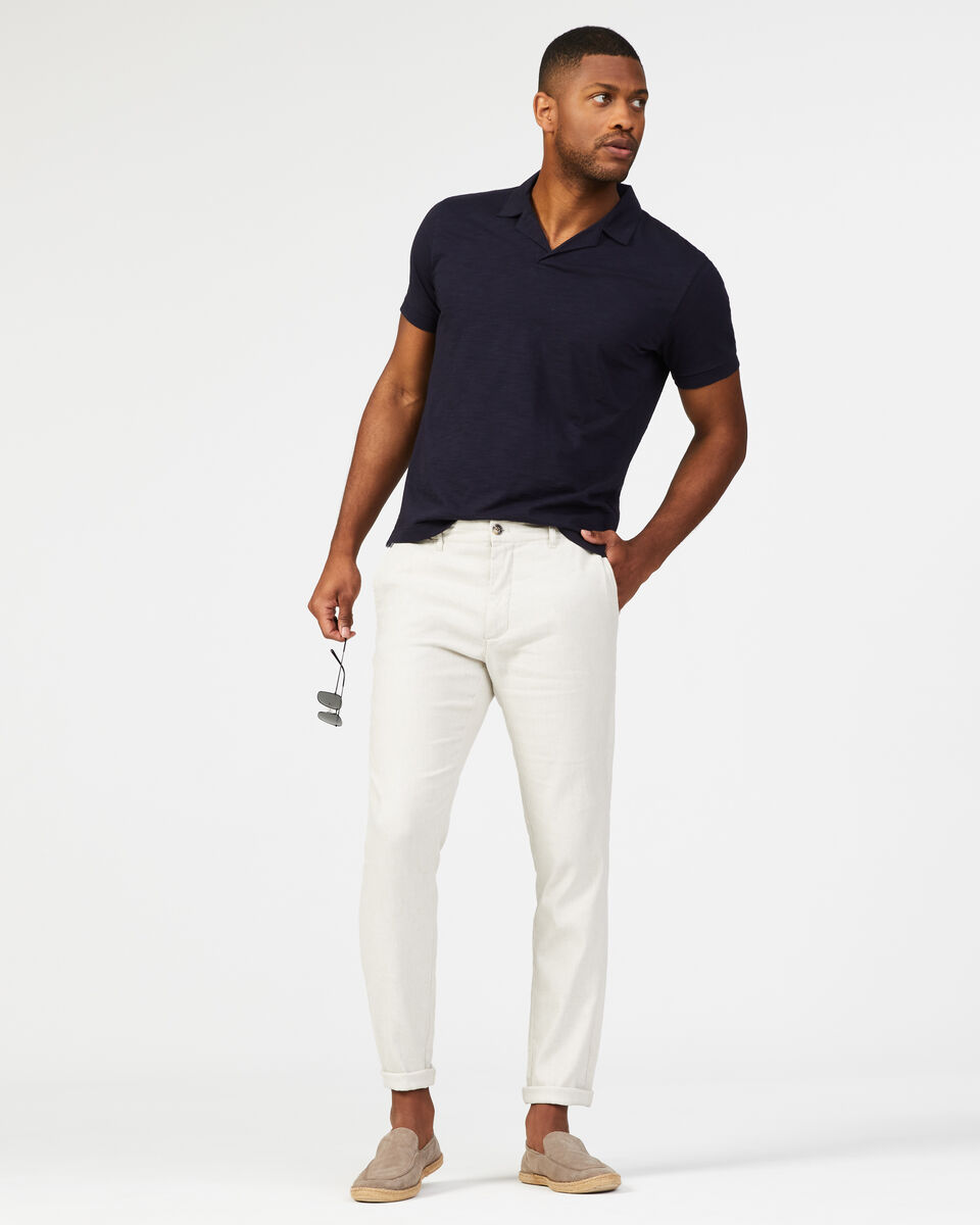 Wynyard Cotton Linen Stretch Chino, Natural, hi-res